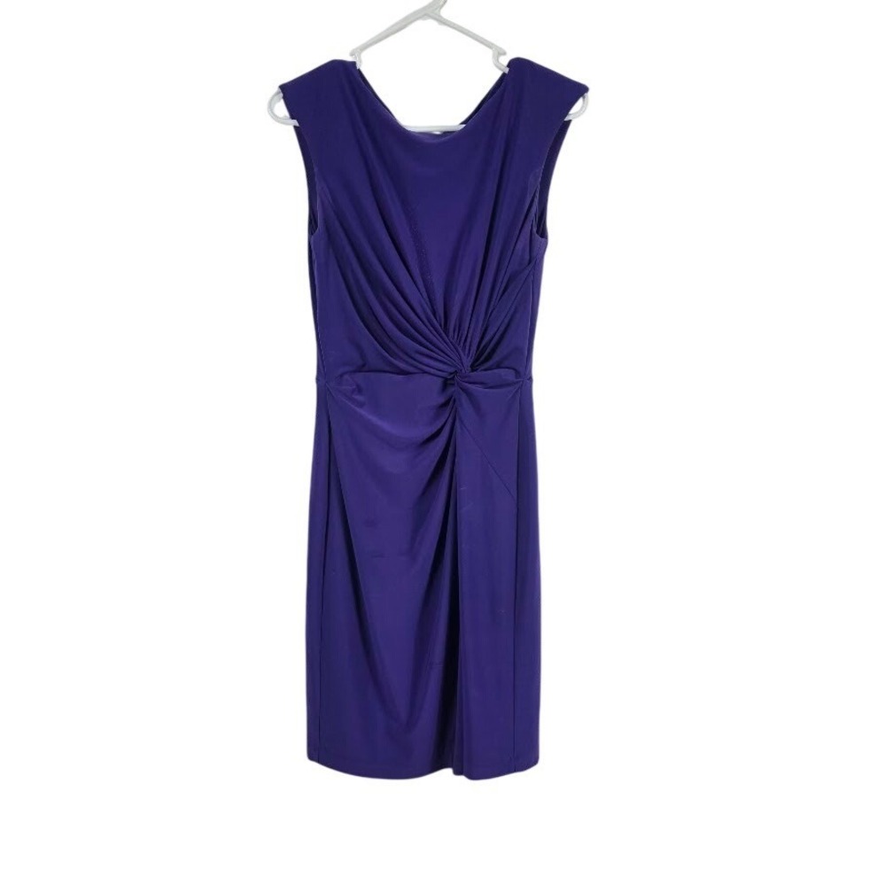 Lauren Ralph Lauren Sheath Dress Womens 6P Blue  Career Corporate‎ Party